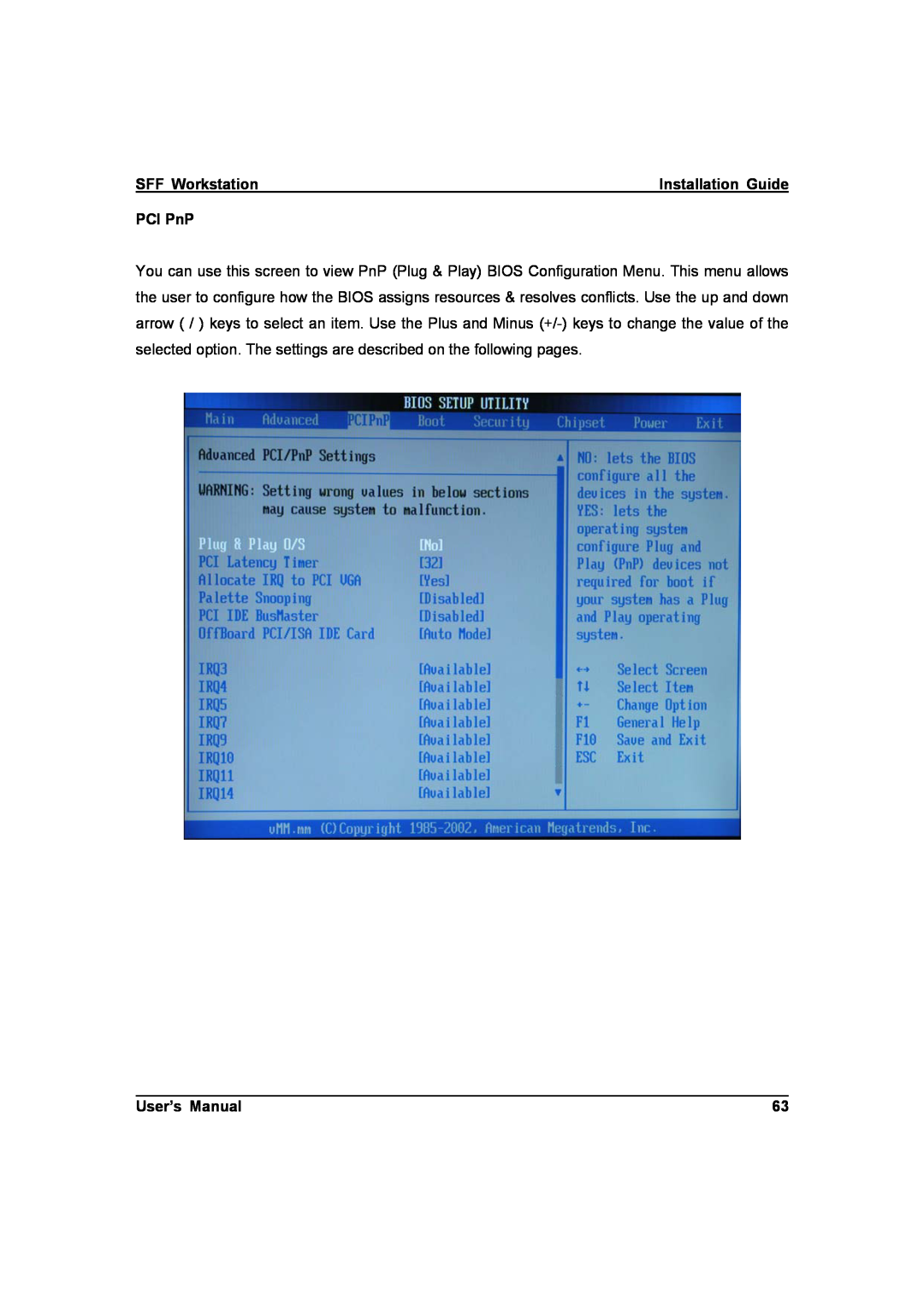 IBM ZMAXdp user manual SFF Workstation, PCI PnP, User’s Manual, Installation Guide 