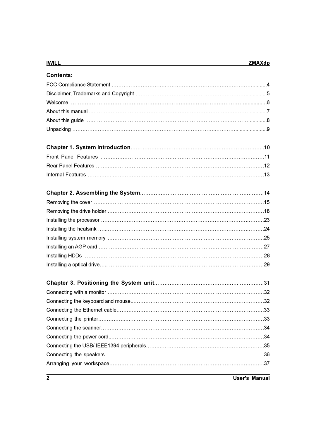 IBM ZMAXdp user manual Contents 