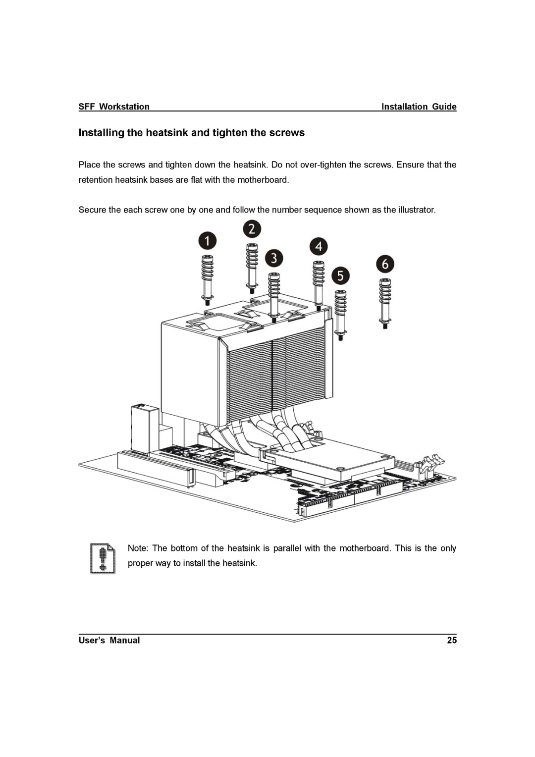 IBM ZMAXdp user manual Installing the heatsink and tighten the screws 