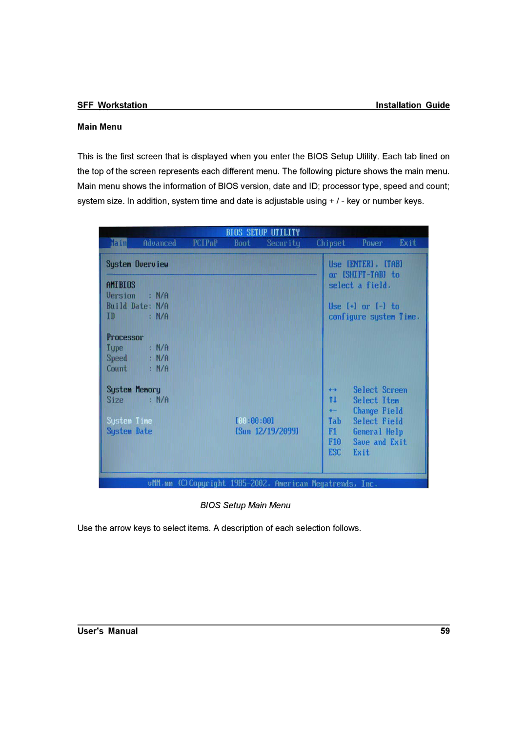 IBM ZMAXdp user manual Main Menu 