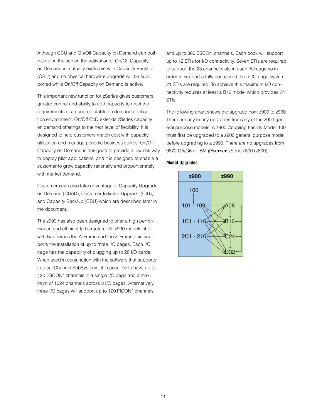 IBM z/OS manual Model Upgrades 