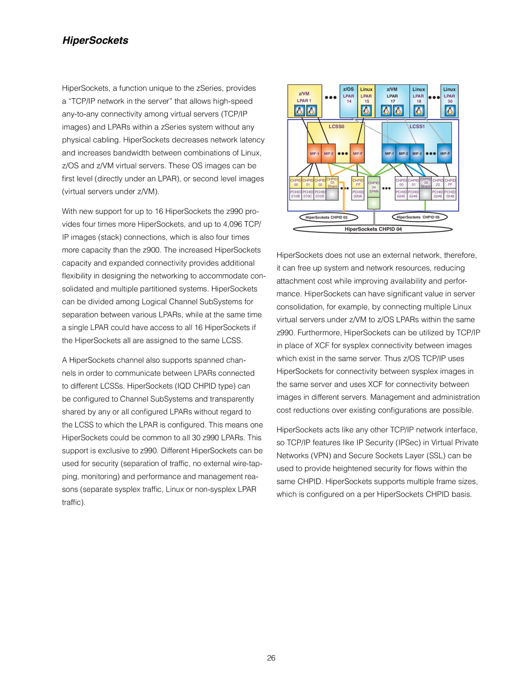 IBM z/OS manual HiperSockets, LCSS0 LCSS1 