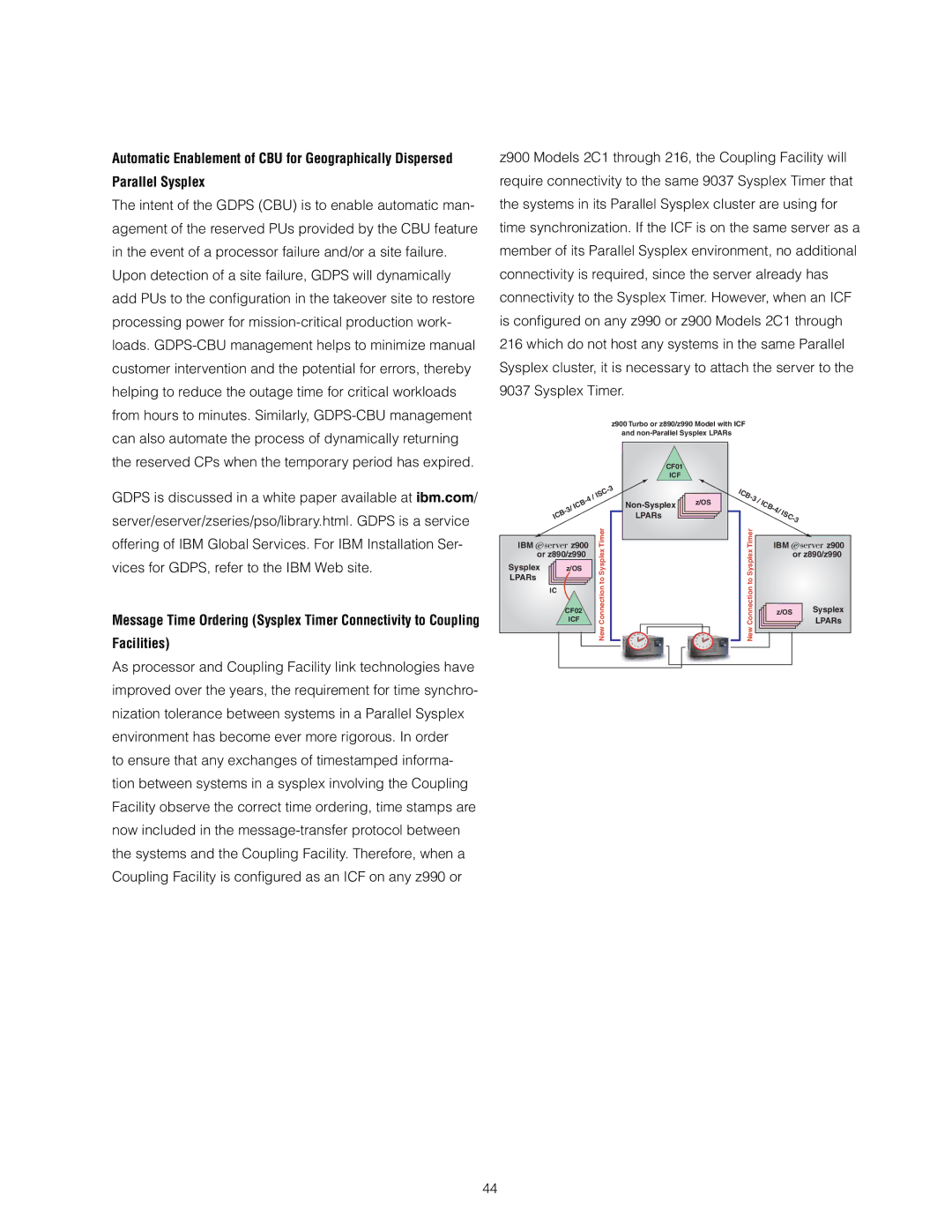 IBM z/OS manual Parallel Sysplex, Facilities 