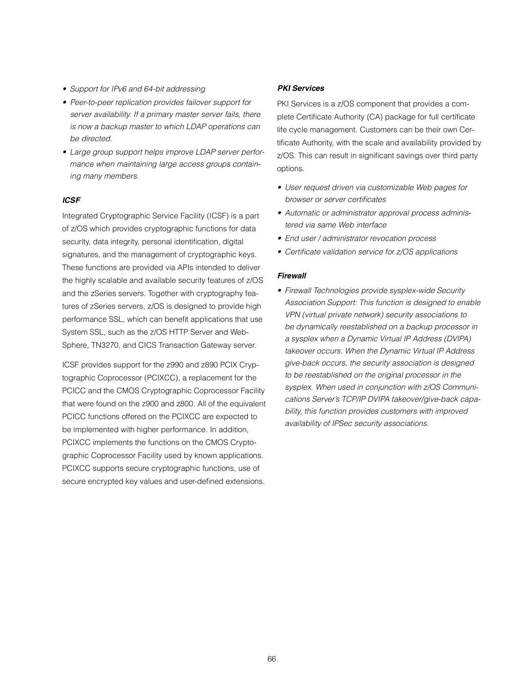 IBM z/OS manual PKI Services, Firewall 