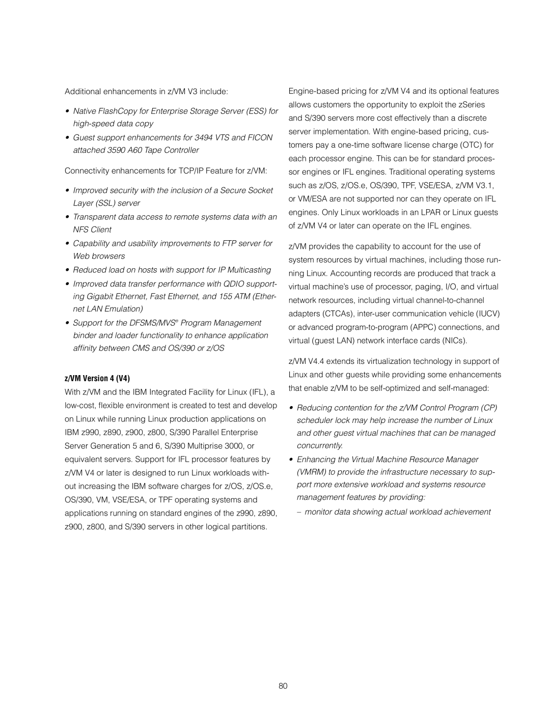 IBM z/OS manual VM Version 4 