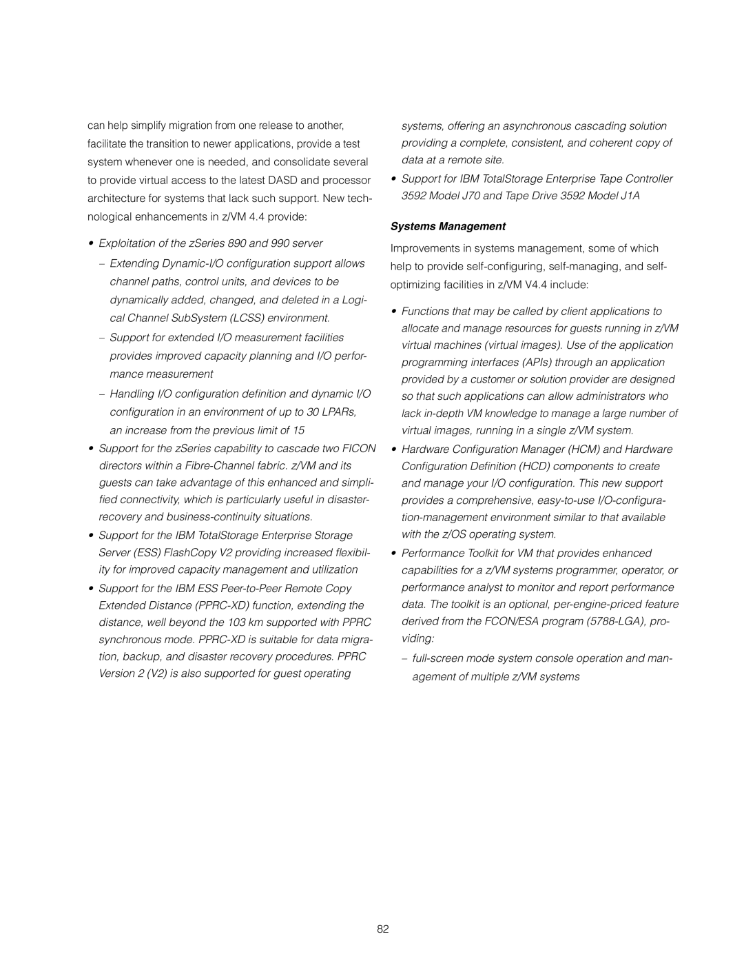 IBM z/OS manual Systems Management 