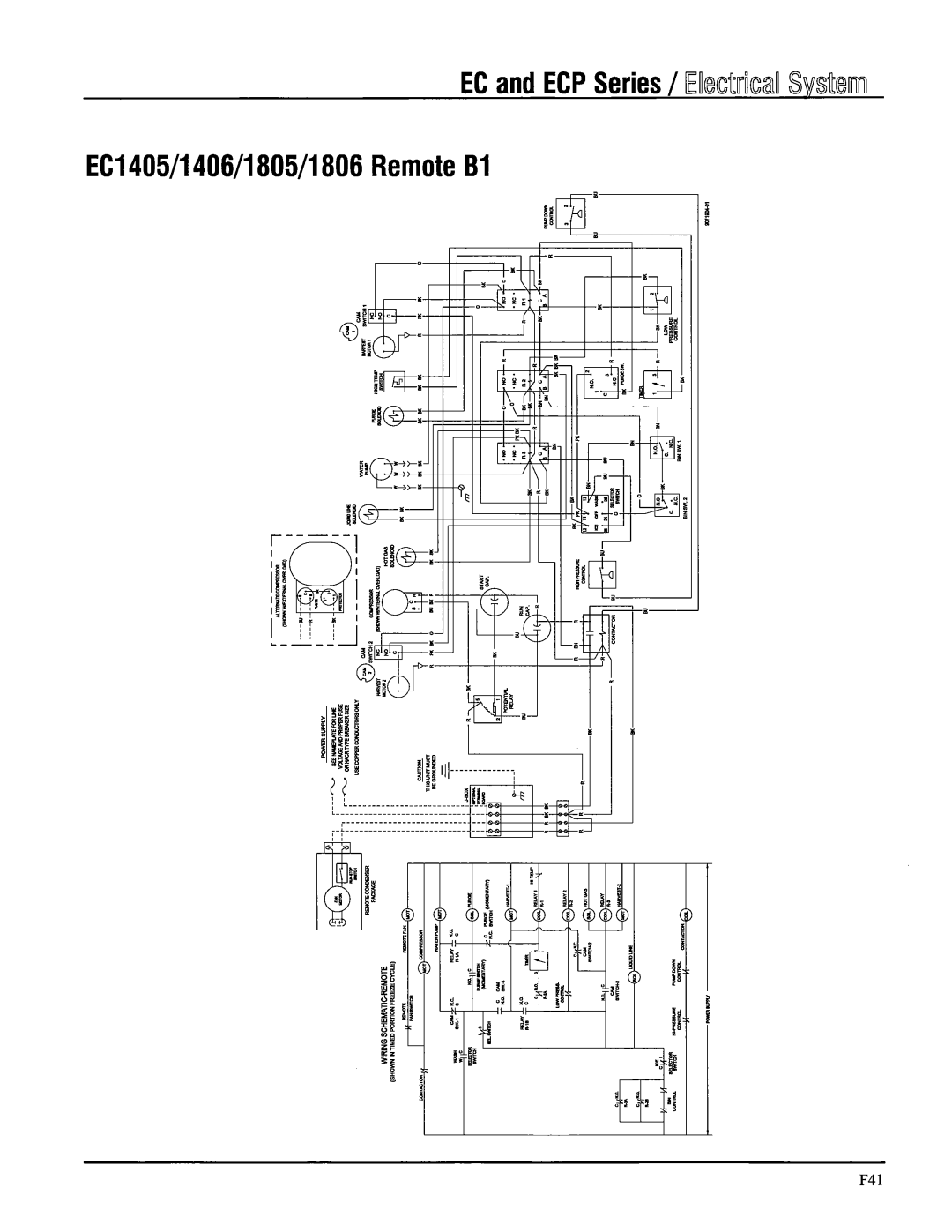 Ice-O-Matic ECP Series, B Series, EC Series manual 