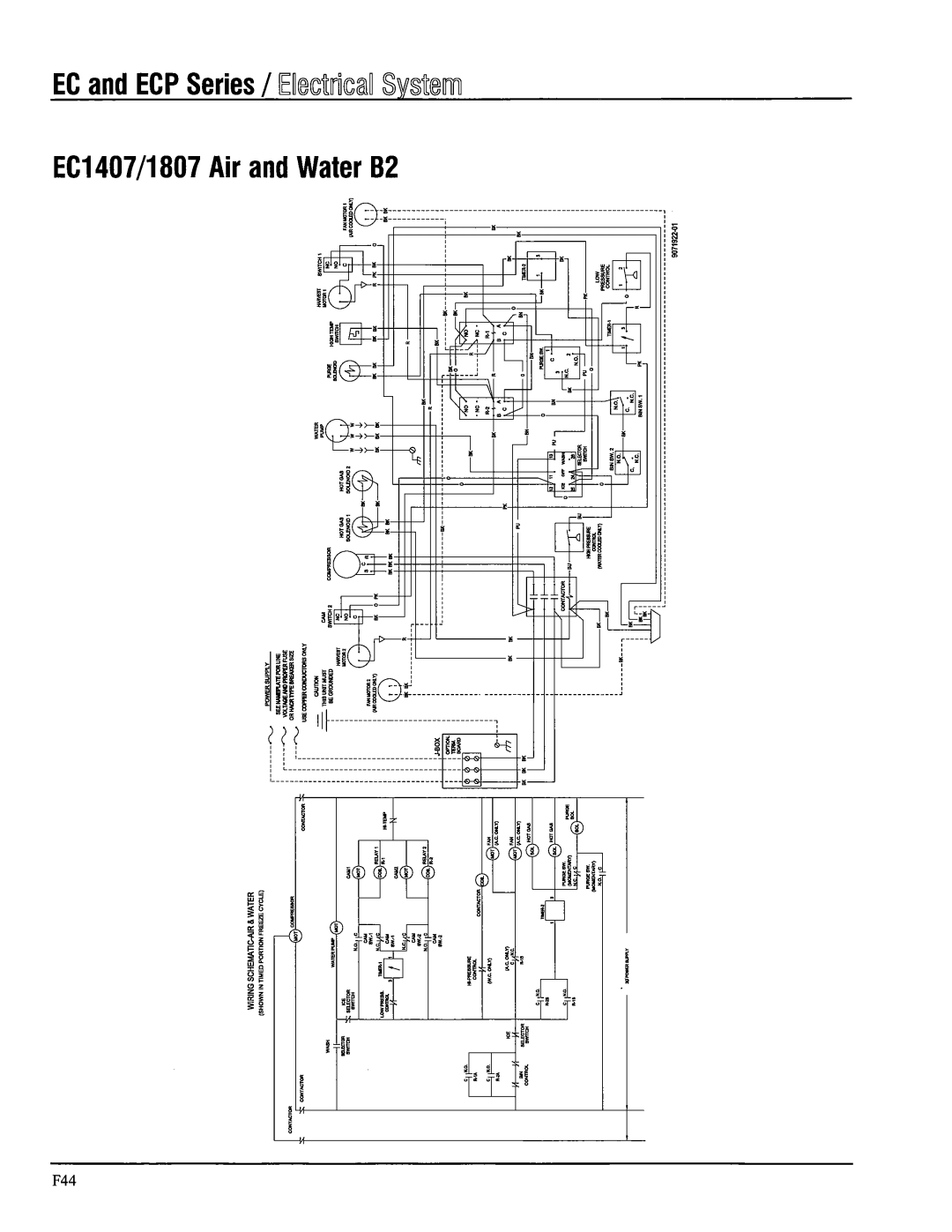 Ice-O-Matic ECP Series, B Series, EC Series manual 