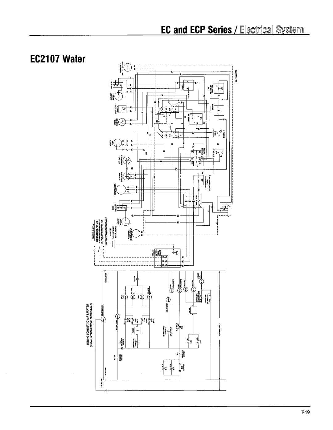 Ice-O-Matic EC Series, B Series, ECP Series manual 