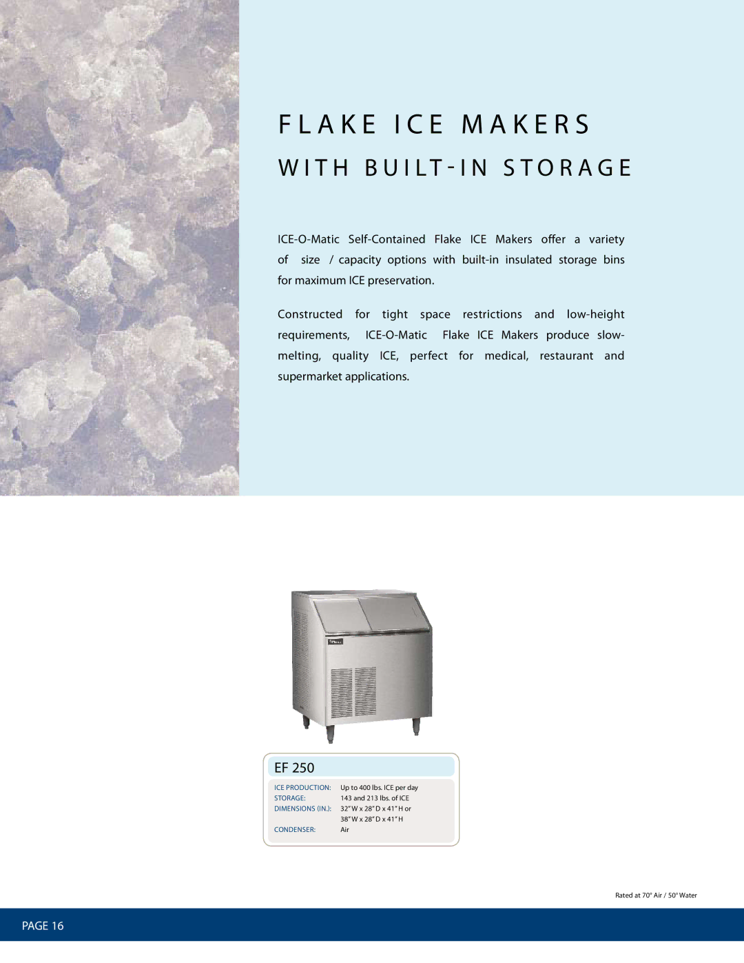 Ice-O-Matic Enodis manual A K E I c e M a k e r s 