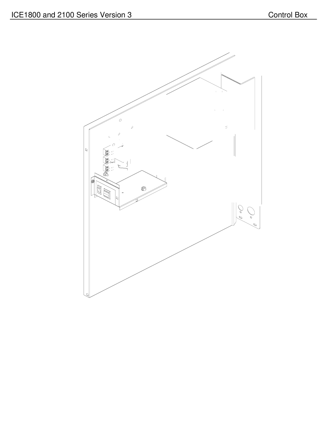 Ice-O-Matic ICE2107 manual Control Box 