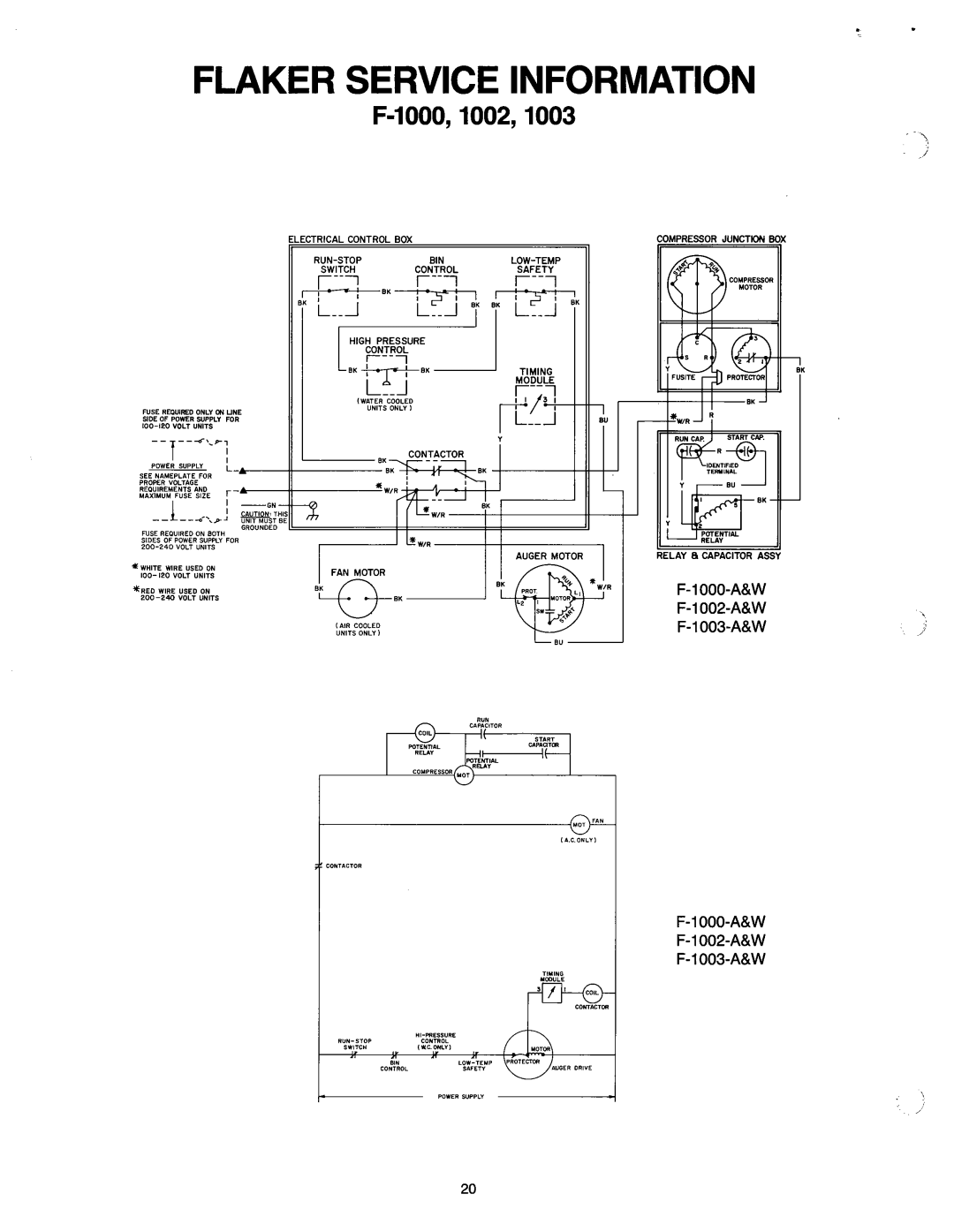 Ice-O-Matic MF2005 manual 