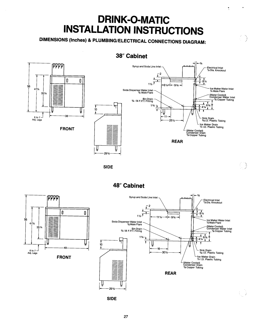 Ice-O-Matic MF2005 manual 