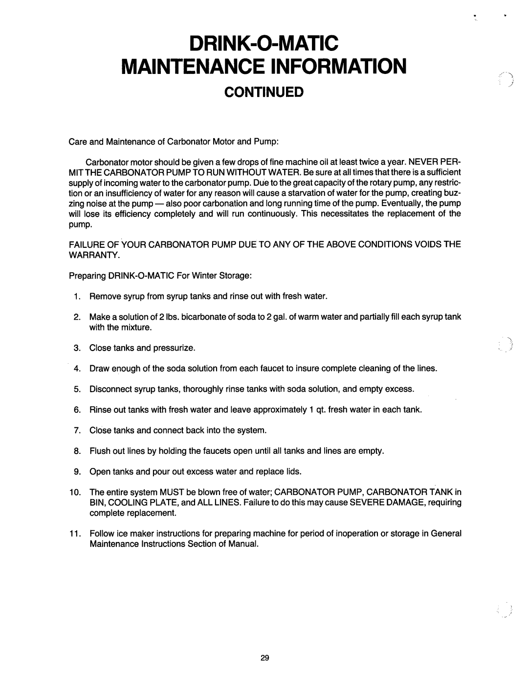 Ice-O-Matic MF2005 manual 