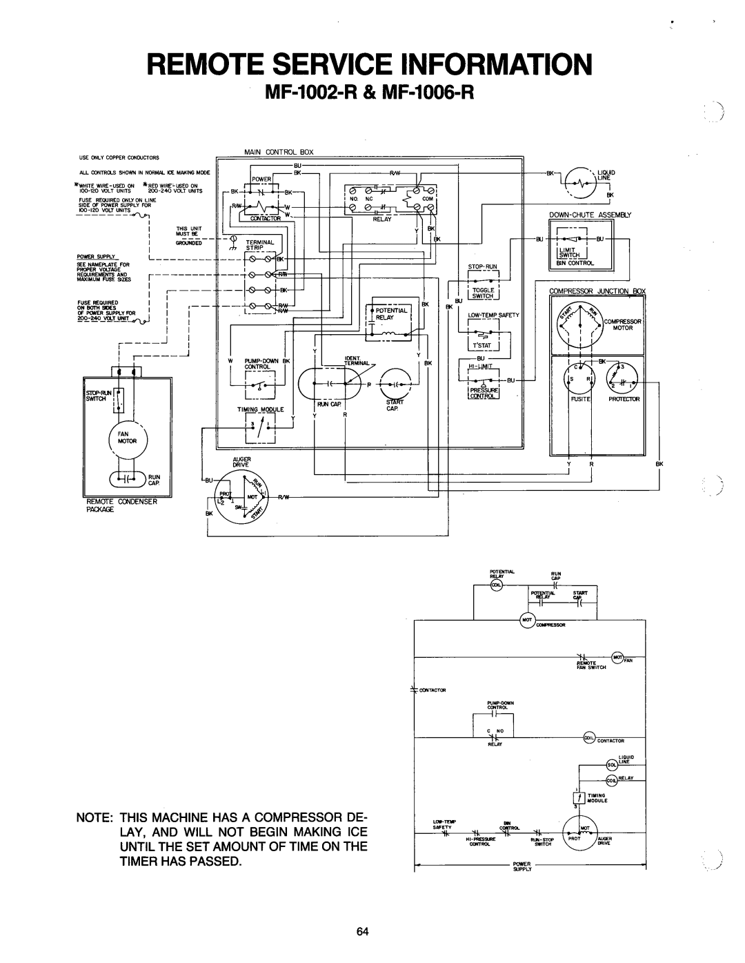 Ice-O-Matic MF2005 manual 