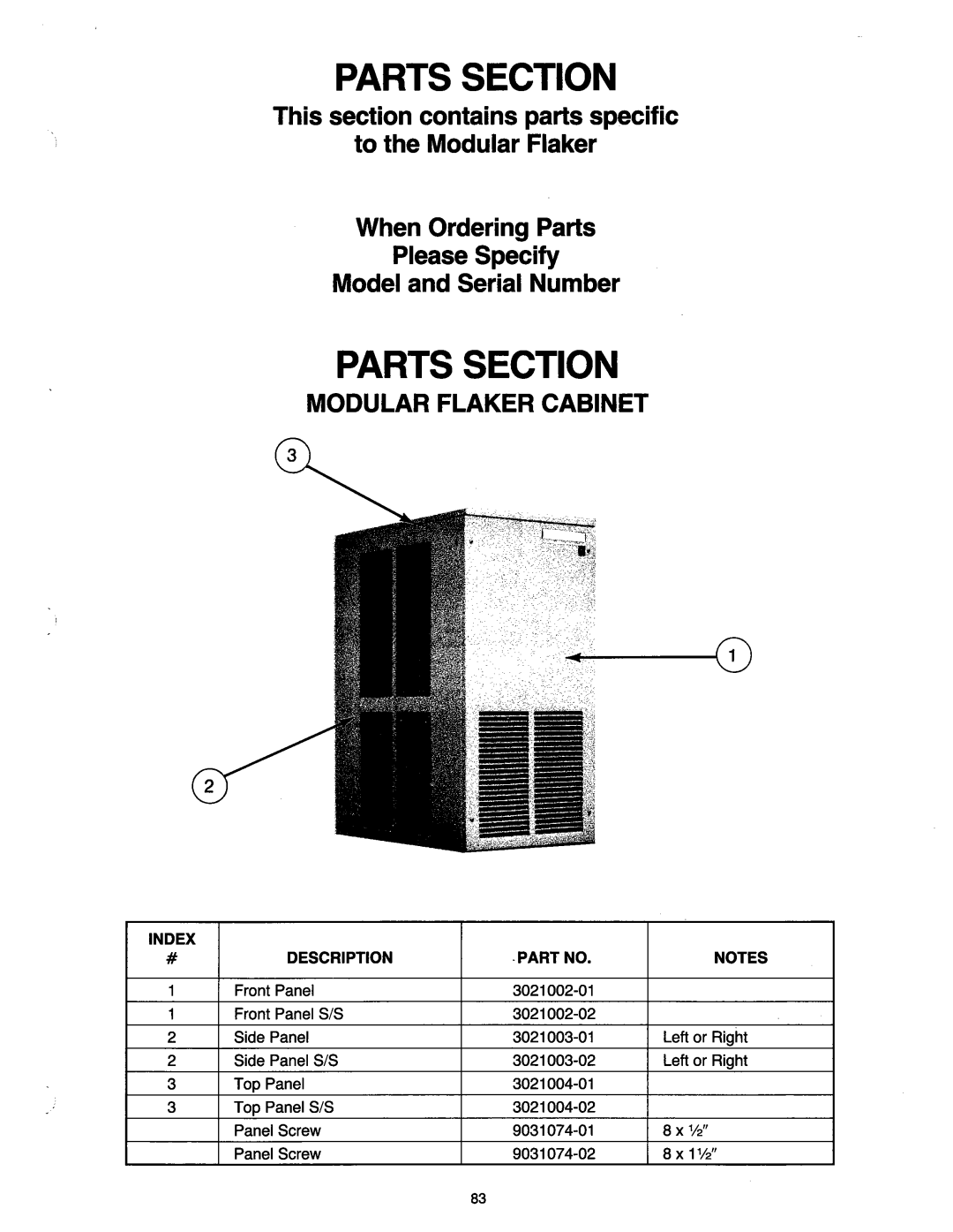 Ice-O-Matic MF2005 manual 