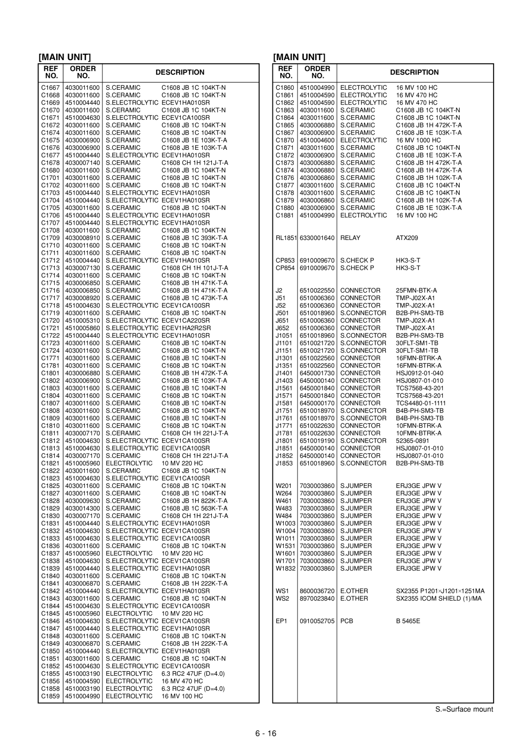 Icom IC-910H service manual Relay 