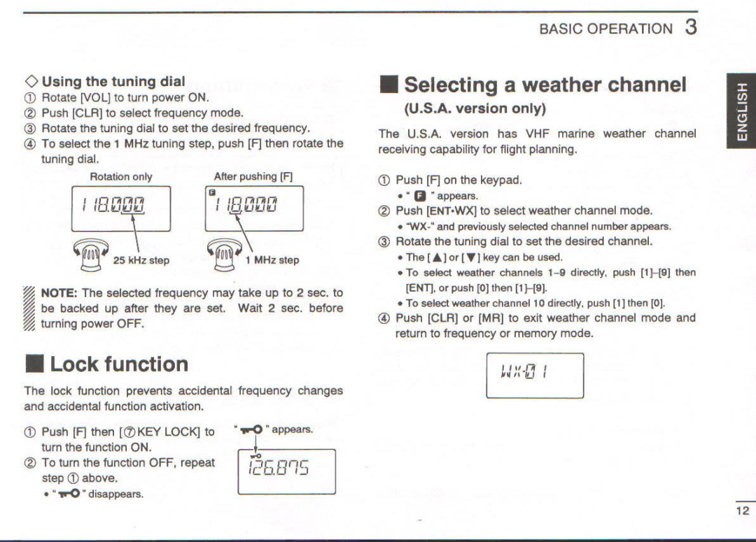 Icom IC-A22E manual 