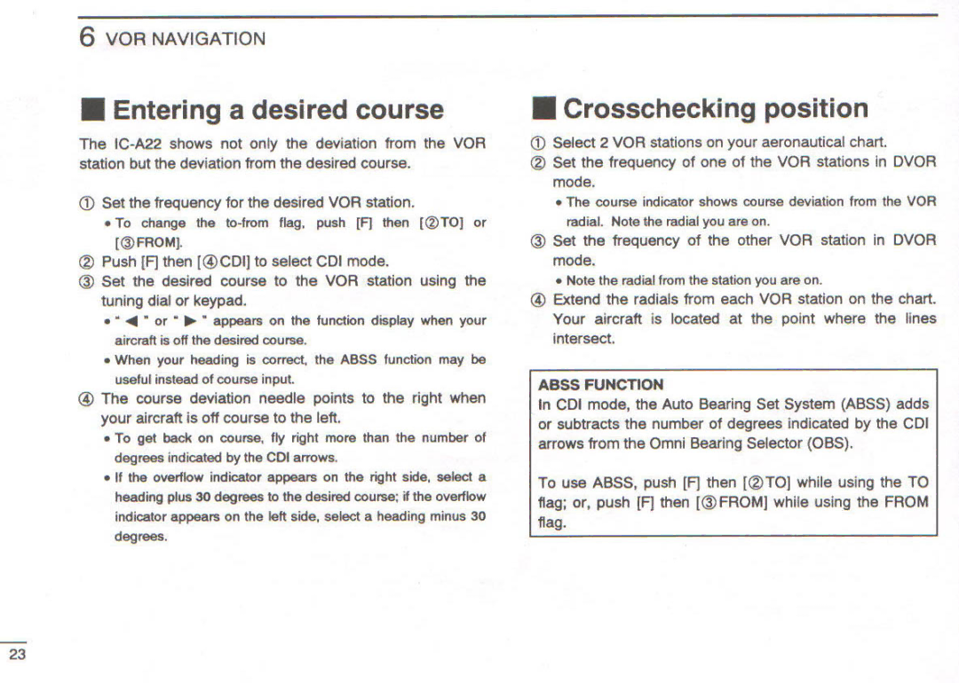 Icom IC-A22E manual 