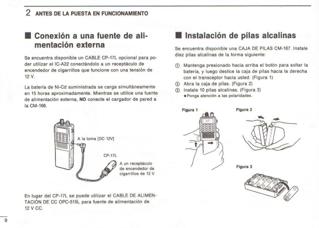 Icom IC-A22E manual 