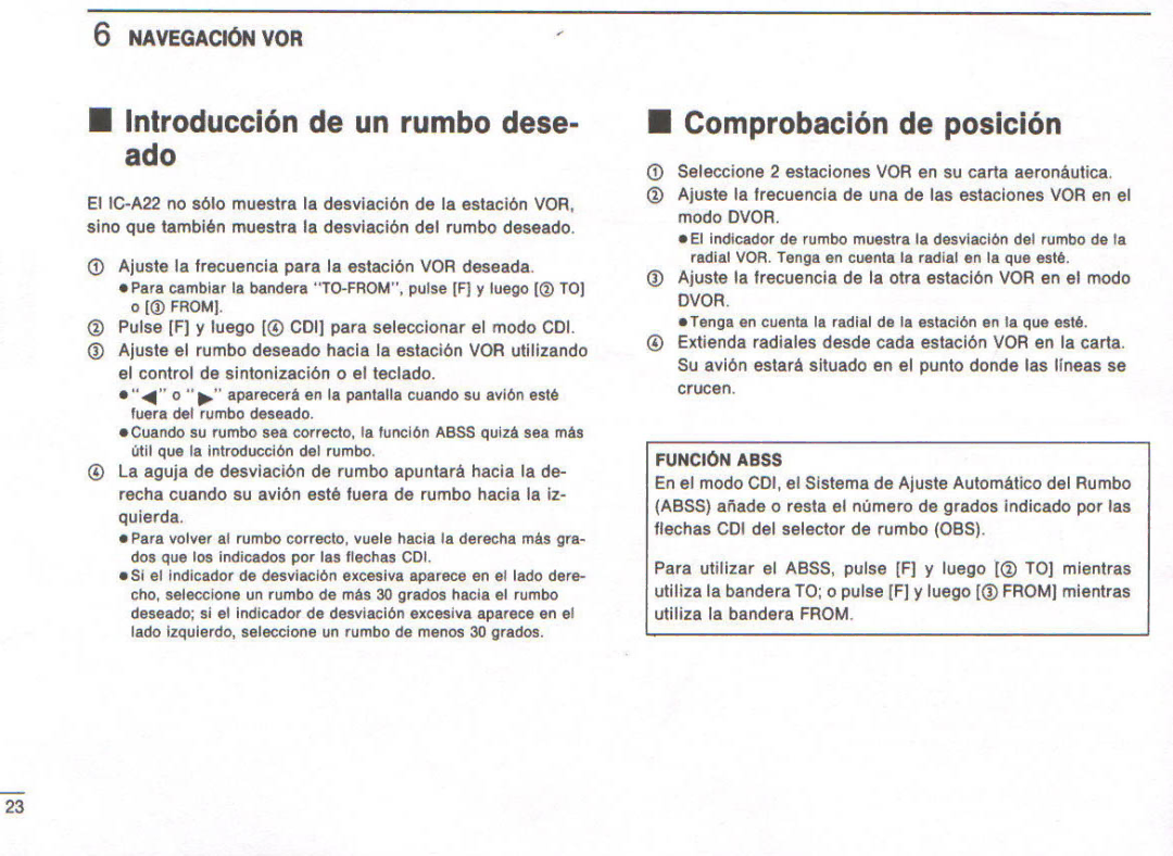 Icom IC-A22E manual 