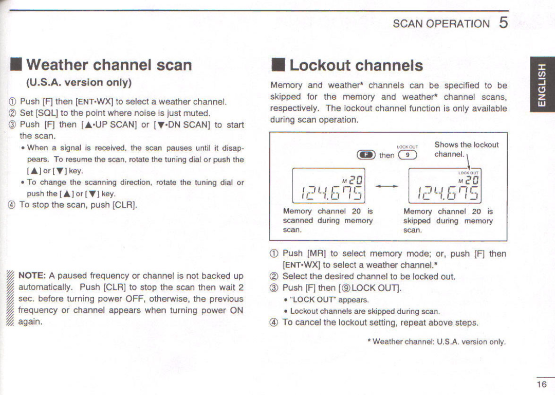 Icom IC-A3E manual 