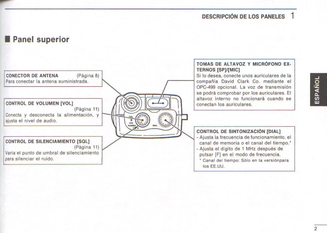 Icom IC-A3E manual 