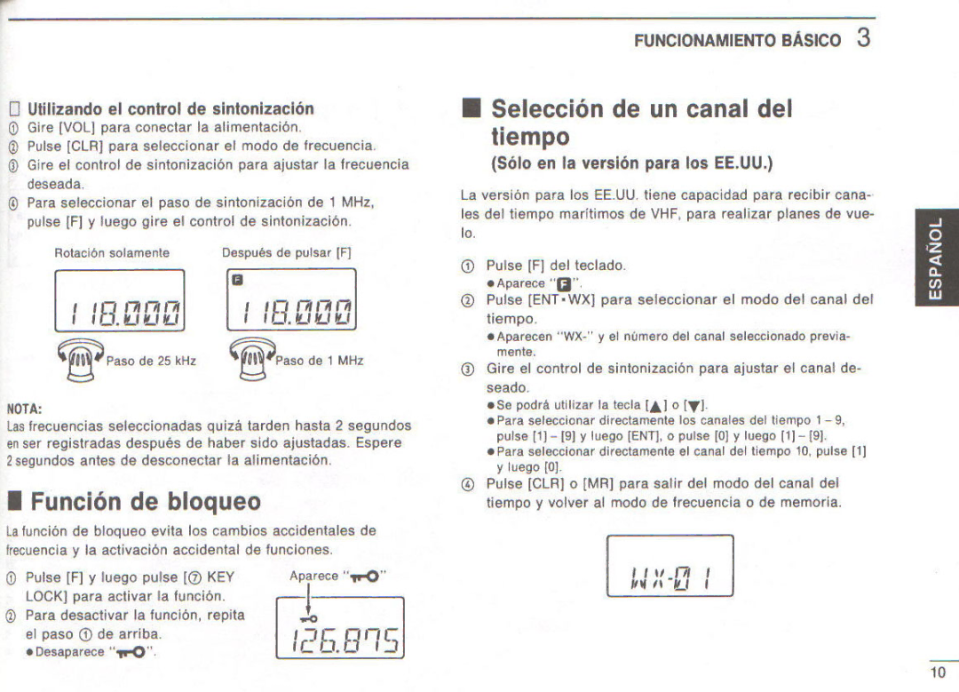 Icom IC-A3E manual 