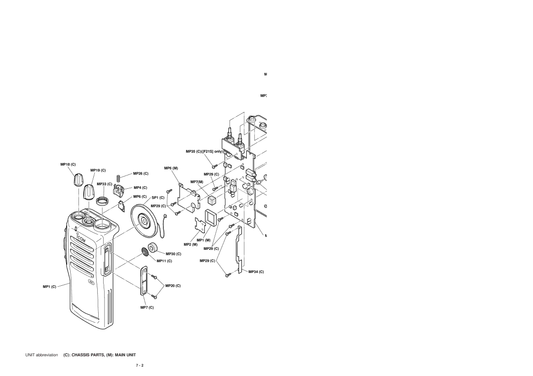 Icom IC-F21S service manual 