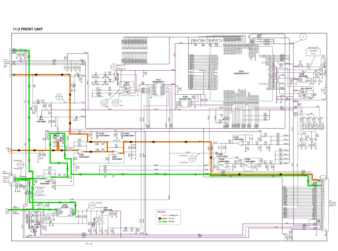 Icom IC-F50, IC-F51 service manual TC7W66FK 