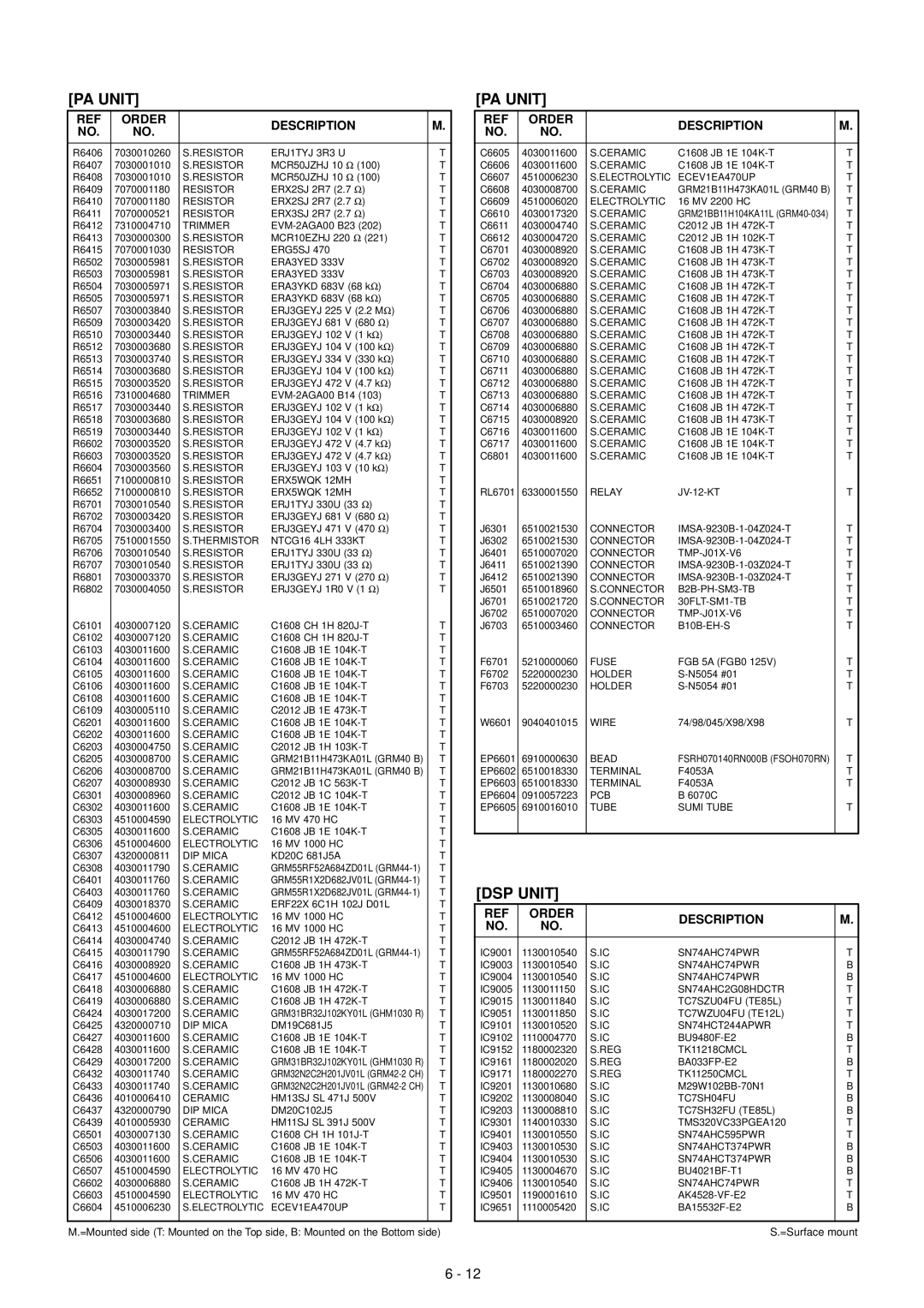 Icom IC-F7000 service manual DSP Unit 