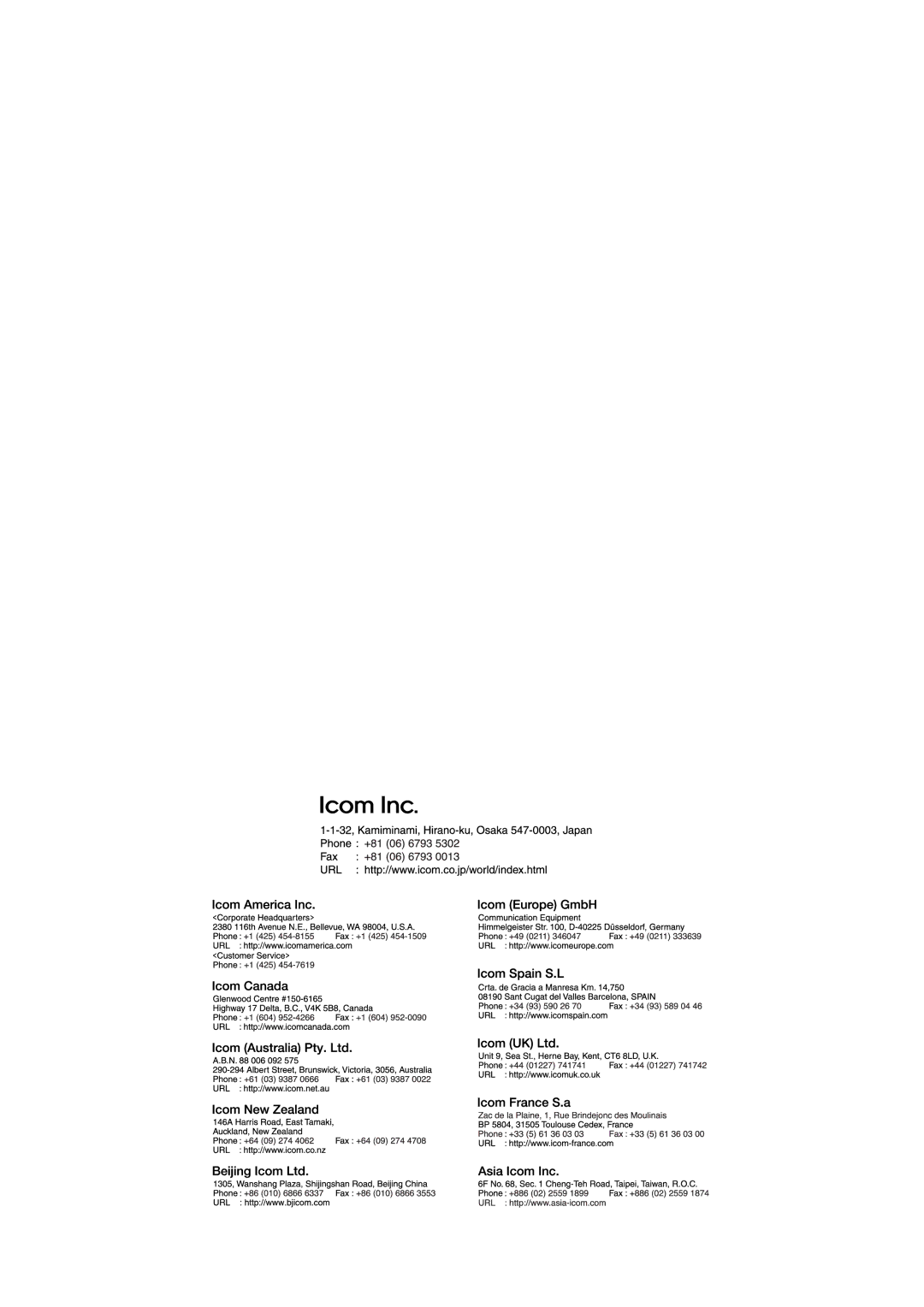 Icom IC-F7000 service manual 