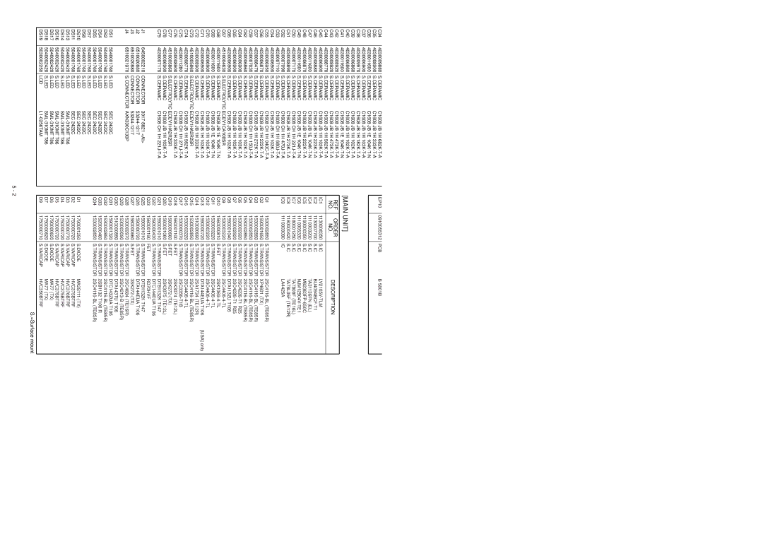 Icom IC-V8000 service manual Electrolytic ECEV1CA100SR 