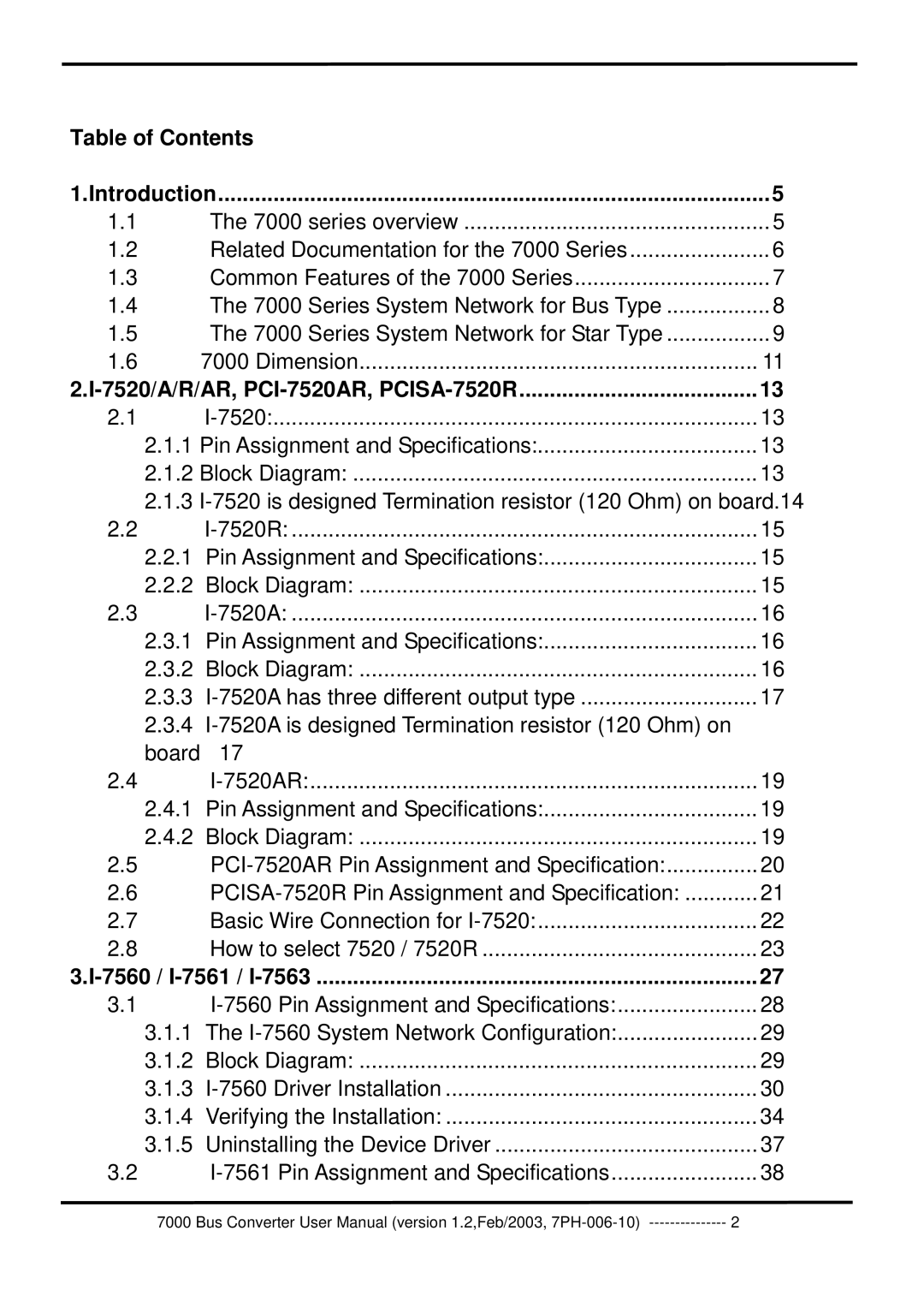 ICP DAS USA user manual series overview, Common Features of the 7000 Series, Dimension 