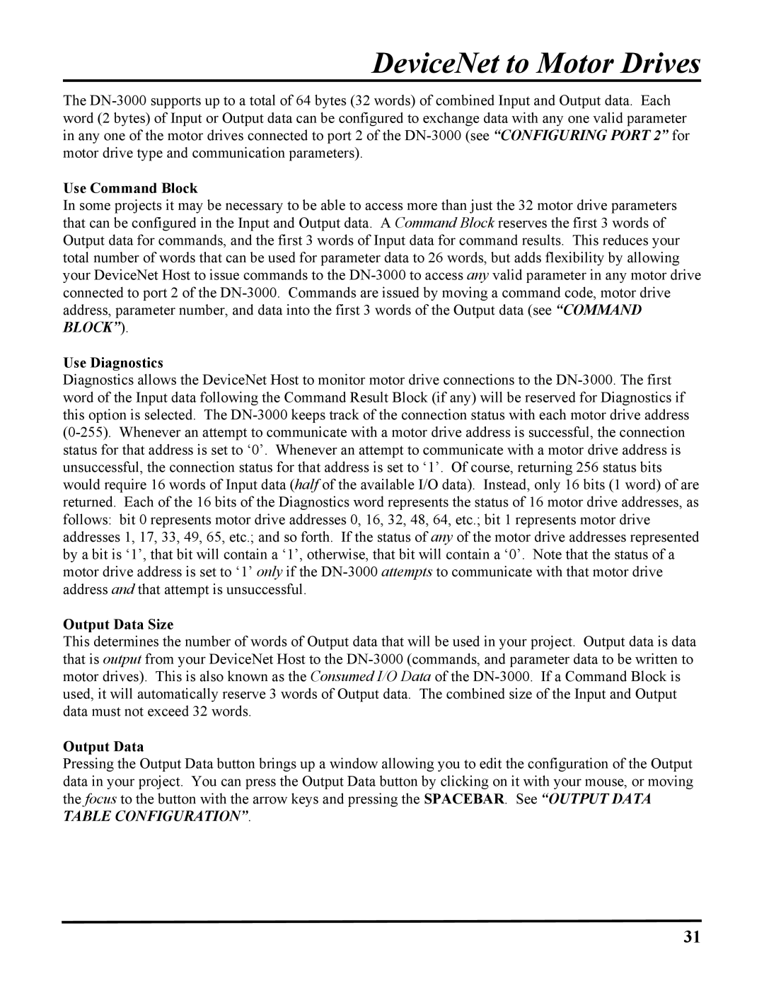 ICP DAS USA 100-700 PLCS, DB25, DN-3000 user manual Use Command Block 