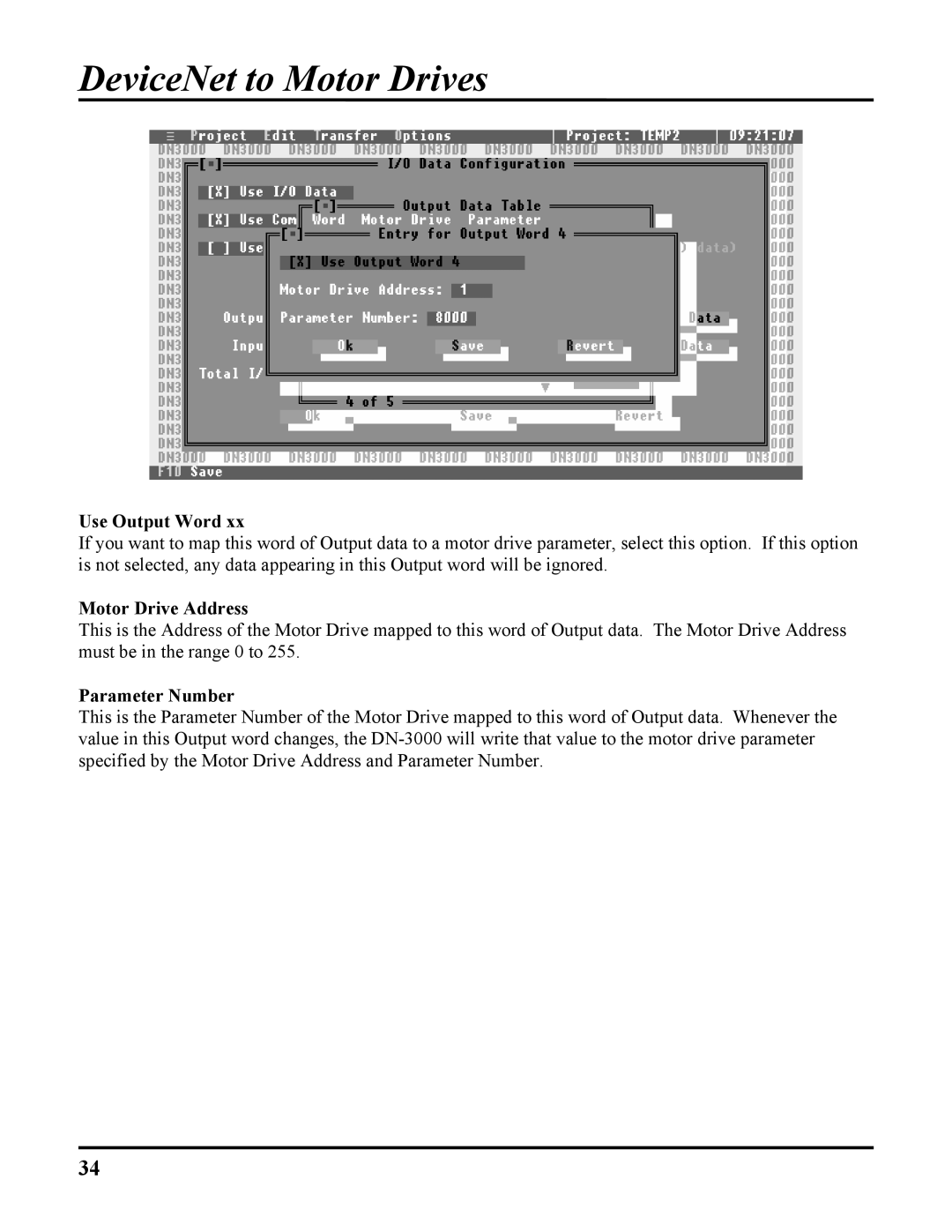 ICP DAS USA 100-700 PLCS, DB25, DN-3000 user manual Motor Drive Address, Parameter Number 