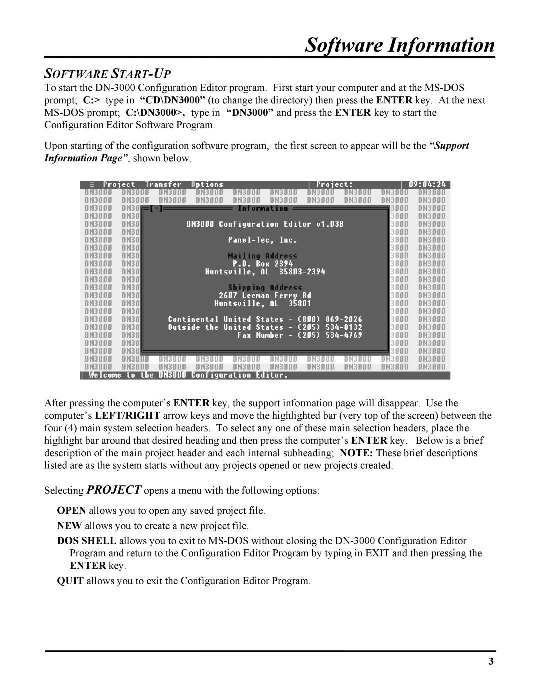 ICP DAS USA DB25, 100-700 PLCS, DN-3000 user manual Software Information, Software START-UP 