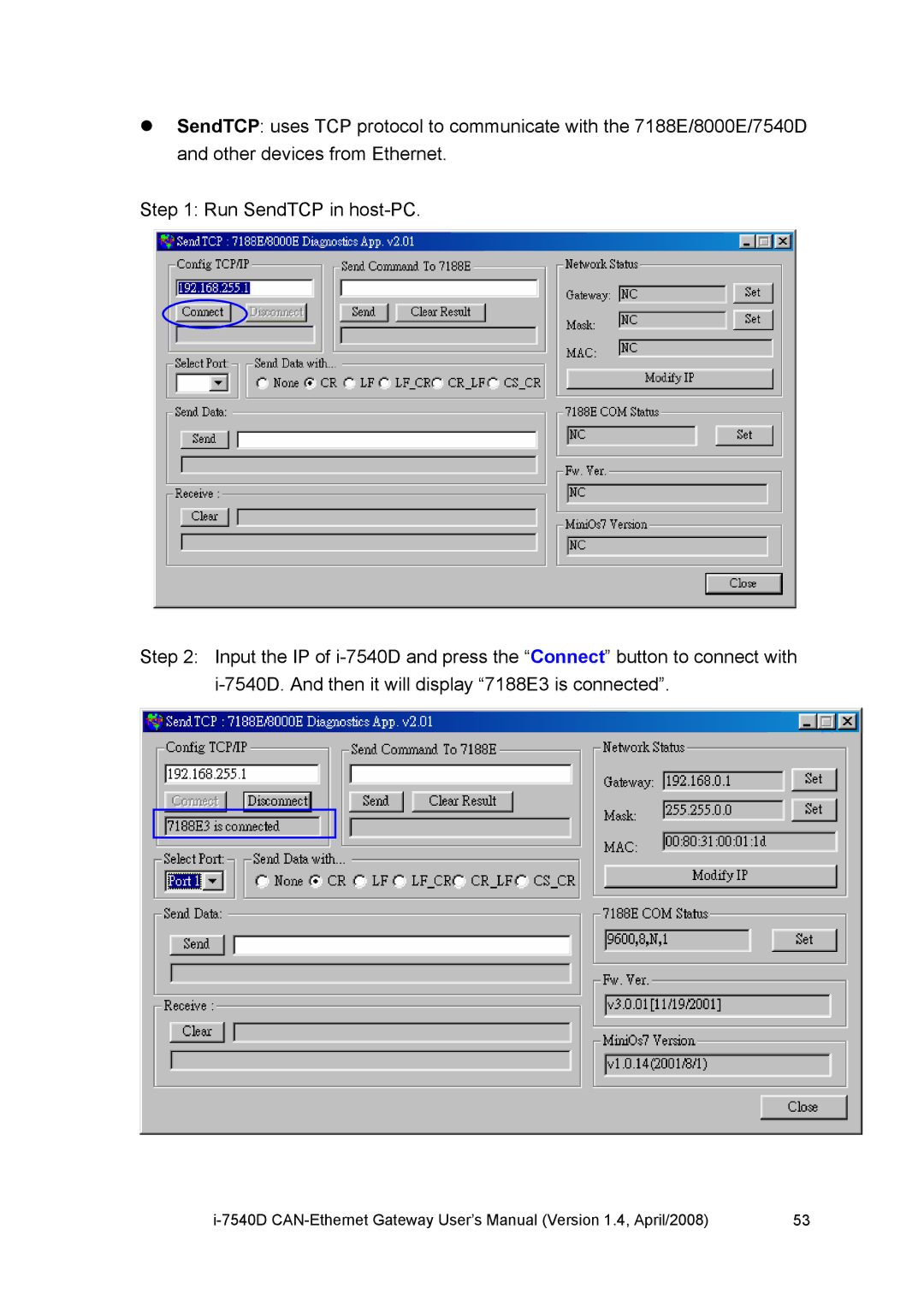 ICP DAS USA I-7540D user manual 