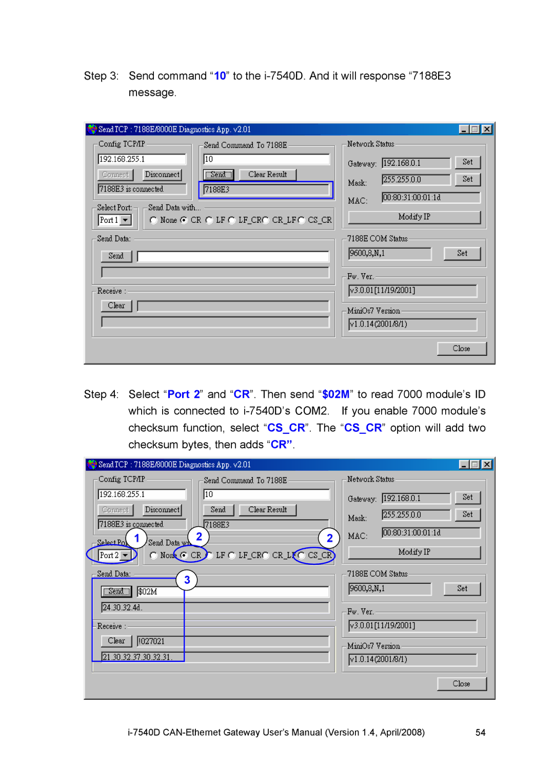 ICP DAS USA I-7540D user manual 