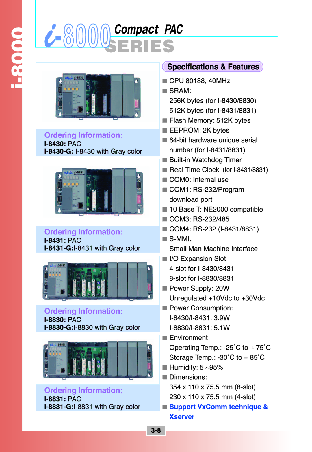 ICP DAS USA i-8000 Series manual 