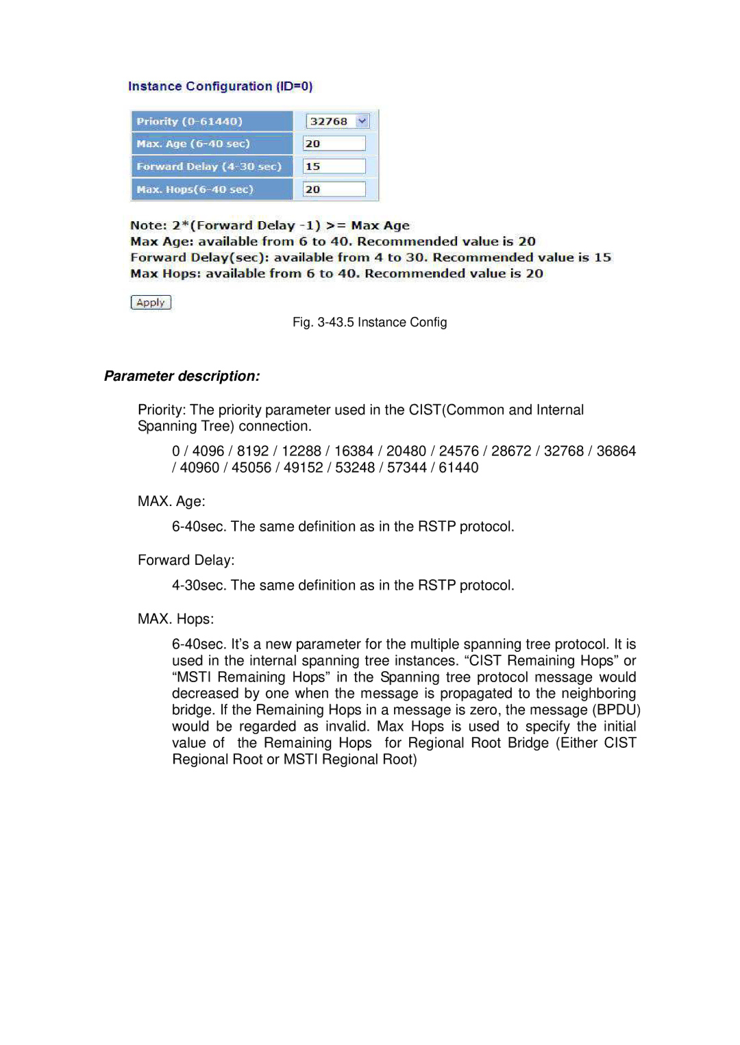 ICP DAS USA MSM-6226 user manual Instance Config 