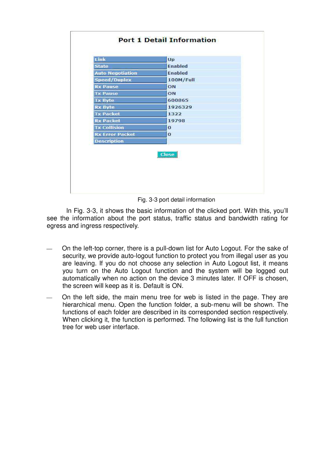 ICP DAS USA MSM-6226 user manual Port detail information 