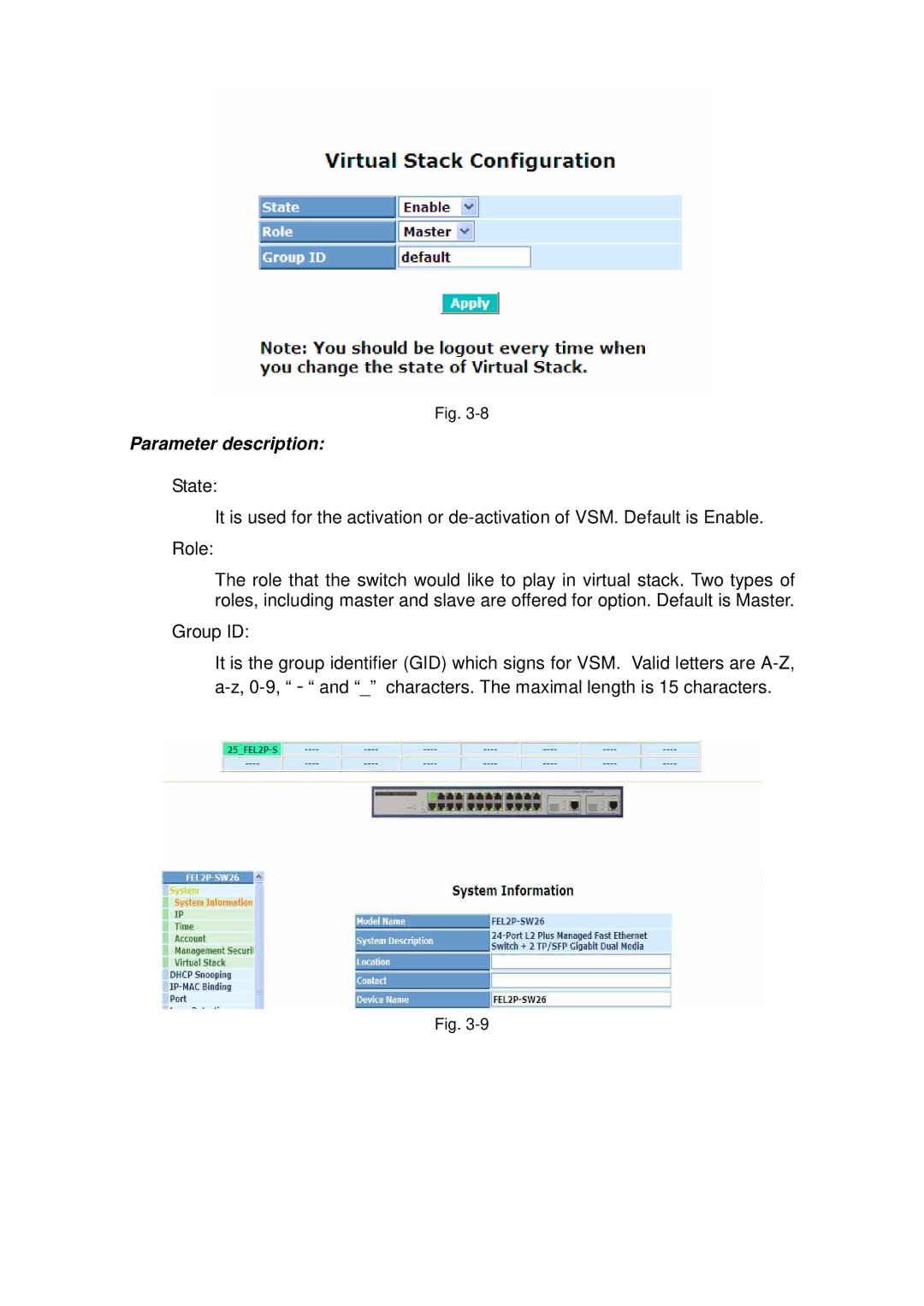 ICP DAS USA MSM-6226 user manual Parameter description 