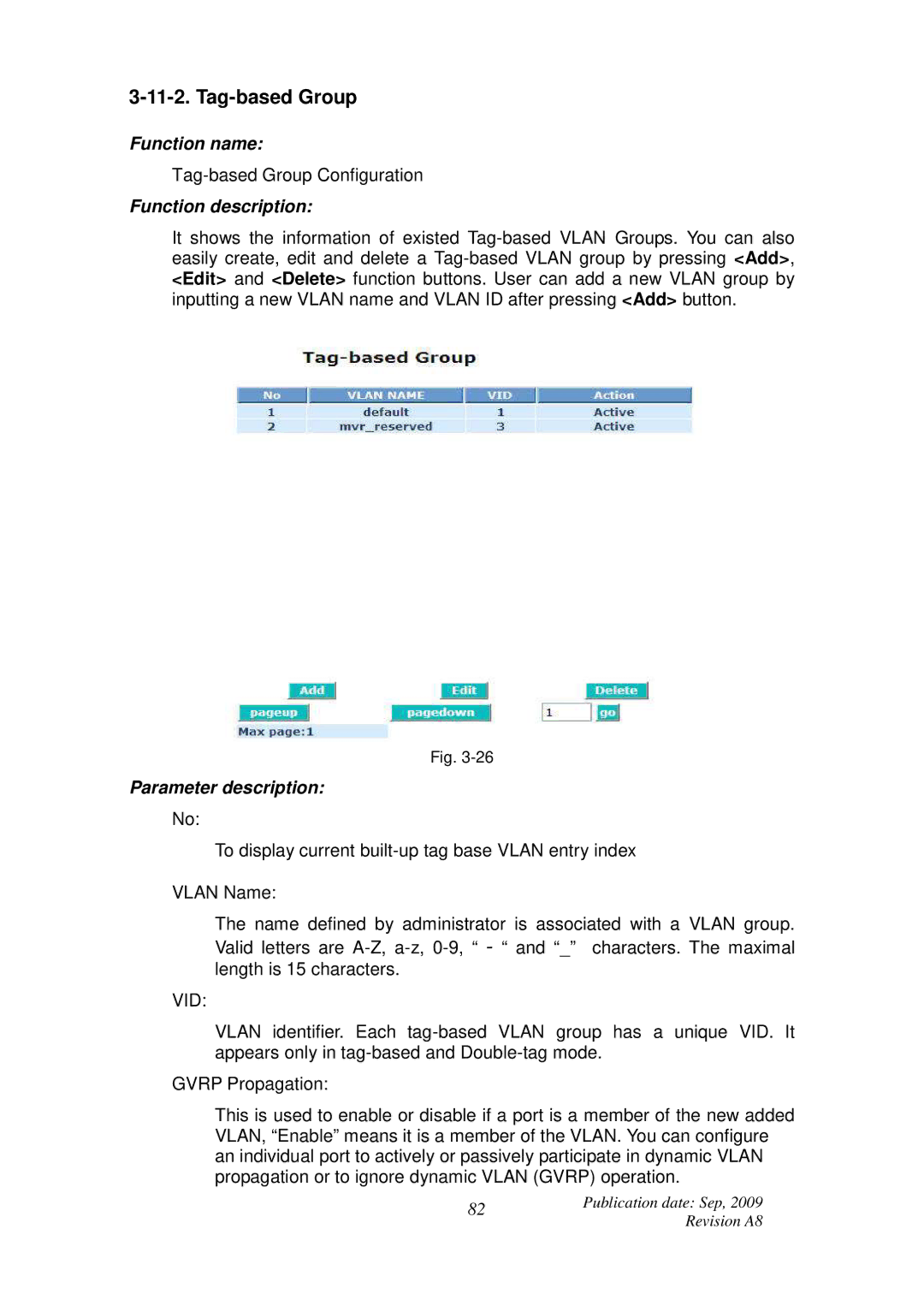 ICP DAS USA MSM-6226 user manual Tag-based Group 