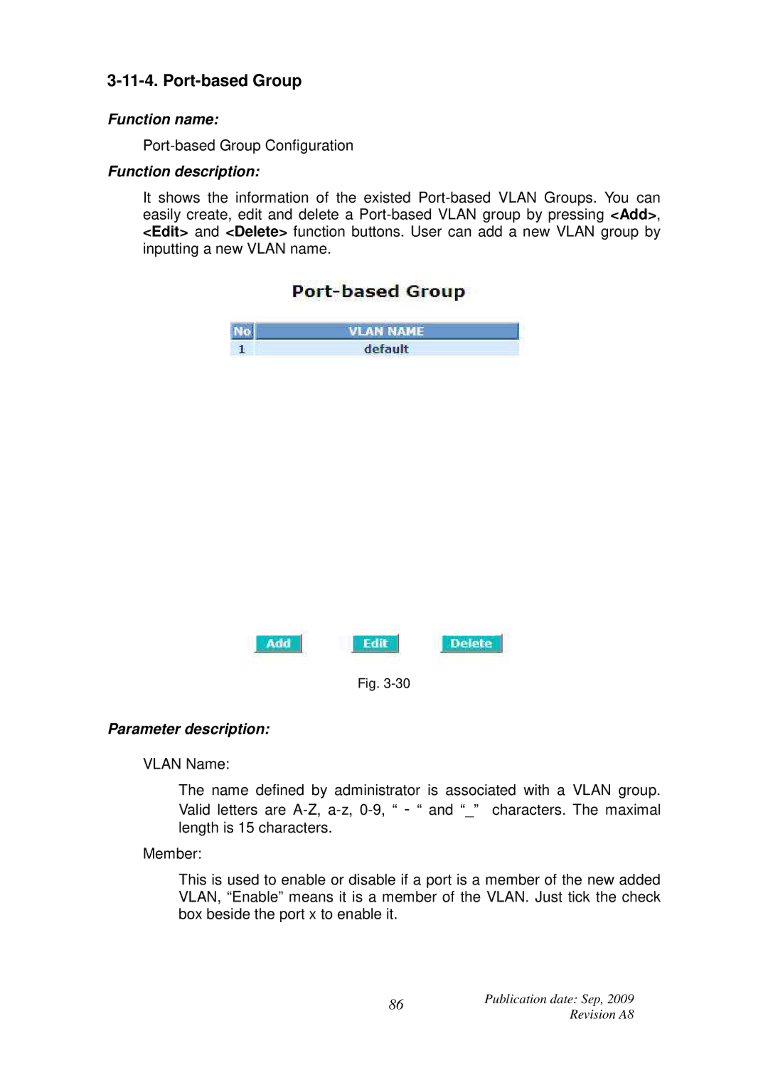 ICP DAS USA MSM-6226 user manual Port-based Group 