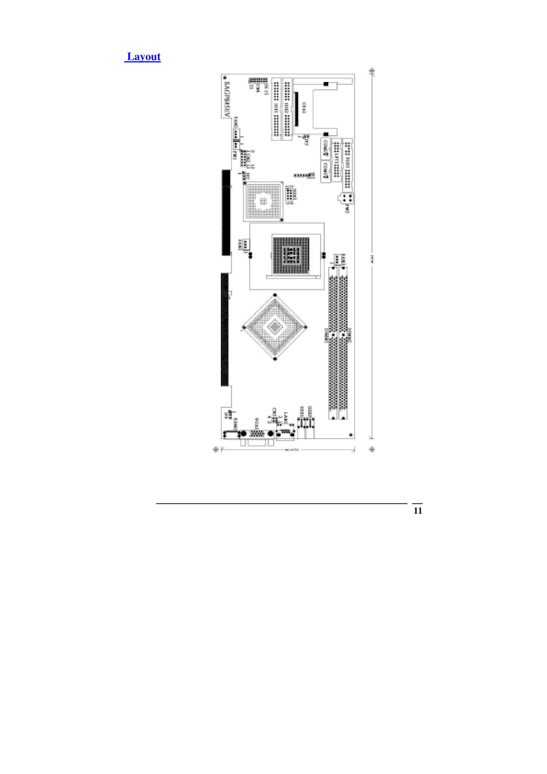 ICP DAS USA SAGP-845EV manual Layout 