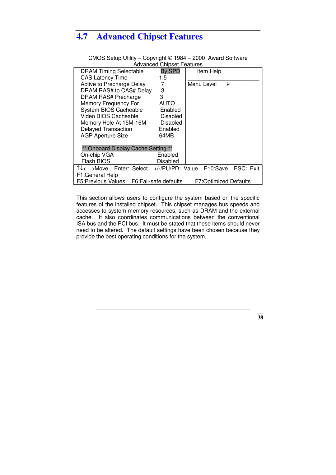 ICP DAS USA SAGP-845EV manual Advanced Chipset Features, Auto 