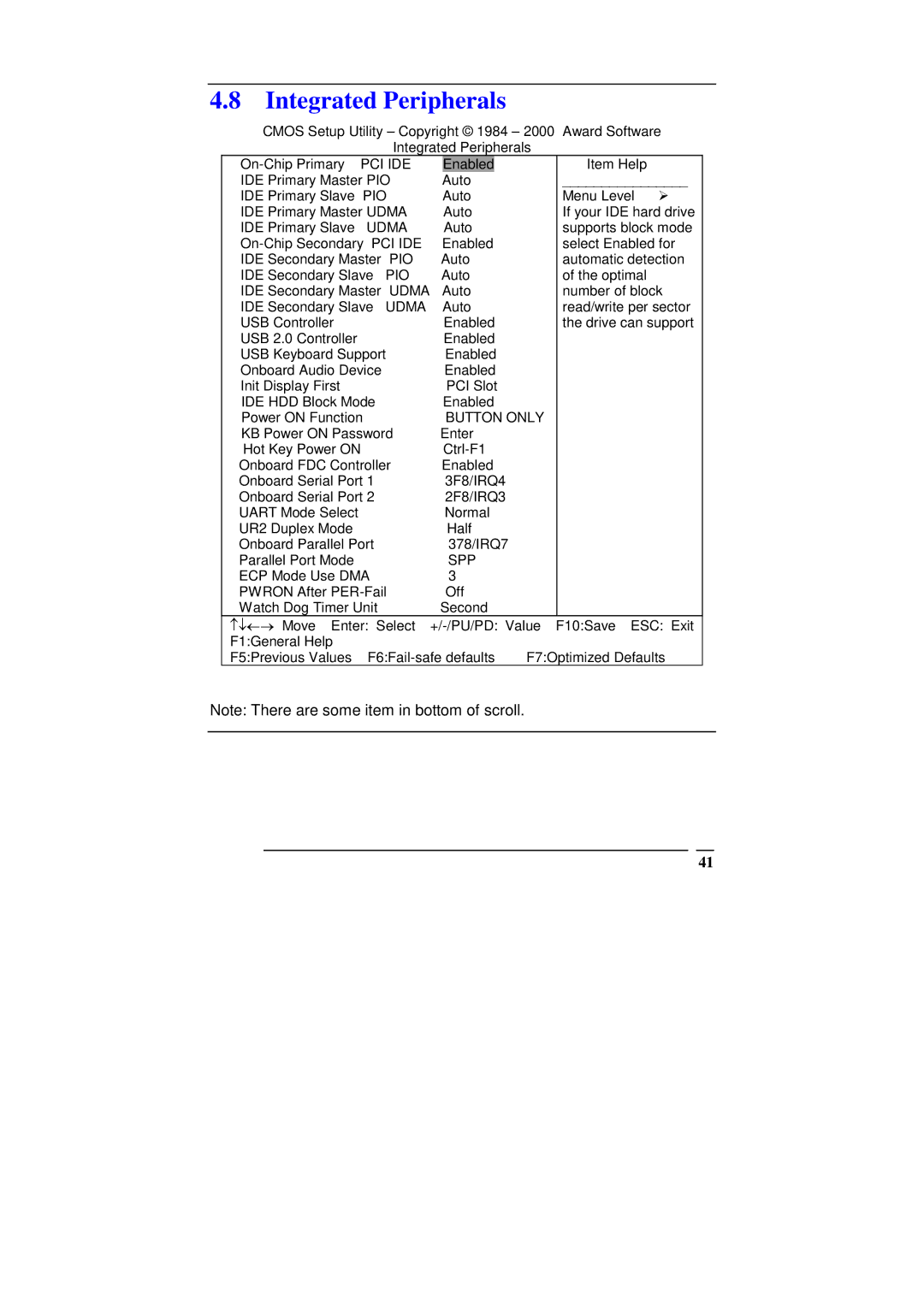 ICP DAS USA SAGP-845EV manual Integrated Peripherals, Pci Ide 