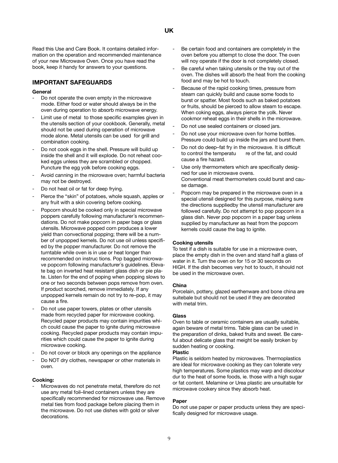 Ide Line 753-122 manual Important Safeguards 