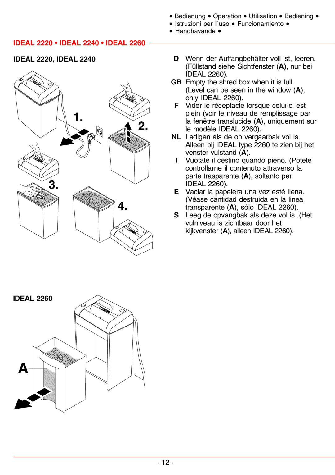 IDEAL INDUSTRIES 2260-Cross/Cut, IDEAL 2260, IDEAL 2220, IDEAL 2240 Ideal 2220 Ideal 2240 Ideal 2260 Ideal 2220, Ideal 